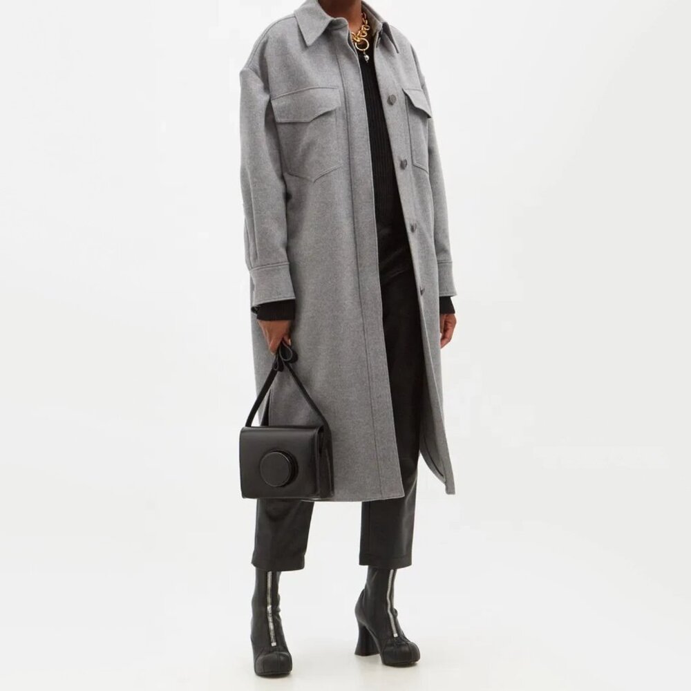 Stella McCartney "Linda" Coat in Grey, size 42 (fits M/L ish)